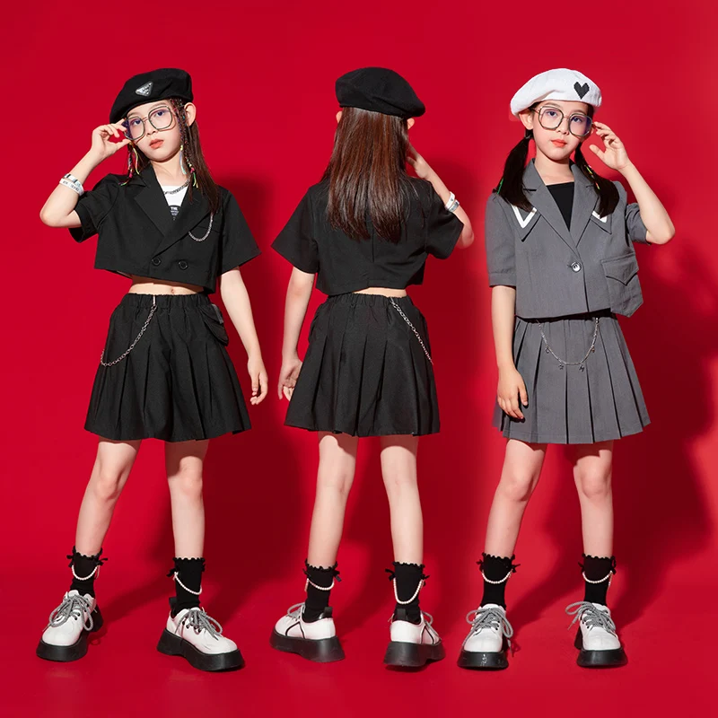 Girls Festival Clothing Jazz Dance Costume JK Uniform Children Hip Hop Dancing Clothes Kids Street Dance Performance Wear YS3904
Girls Festival Clothing Jazz Dance Costume JK Uniform Children Hip Hop Dancing Clothes Kids Street Dance Performance Wear YS3904
