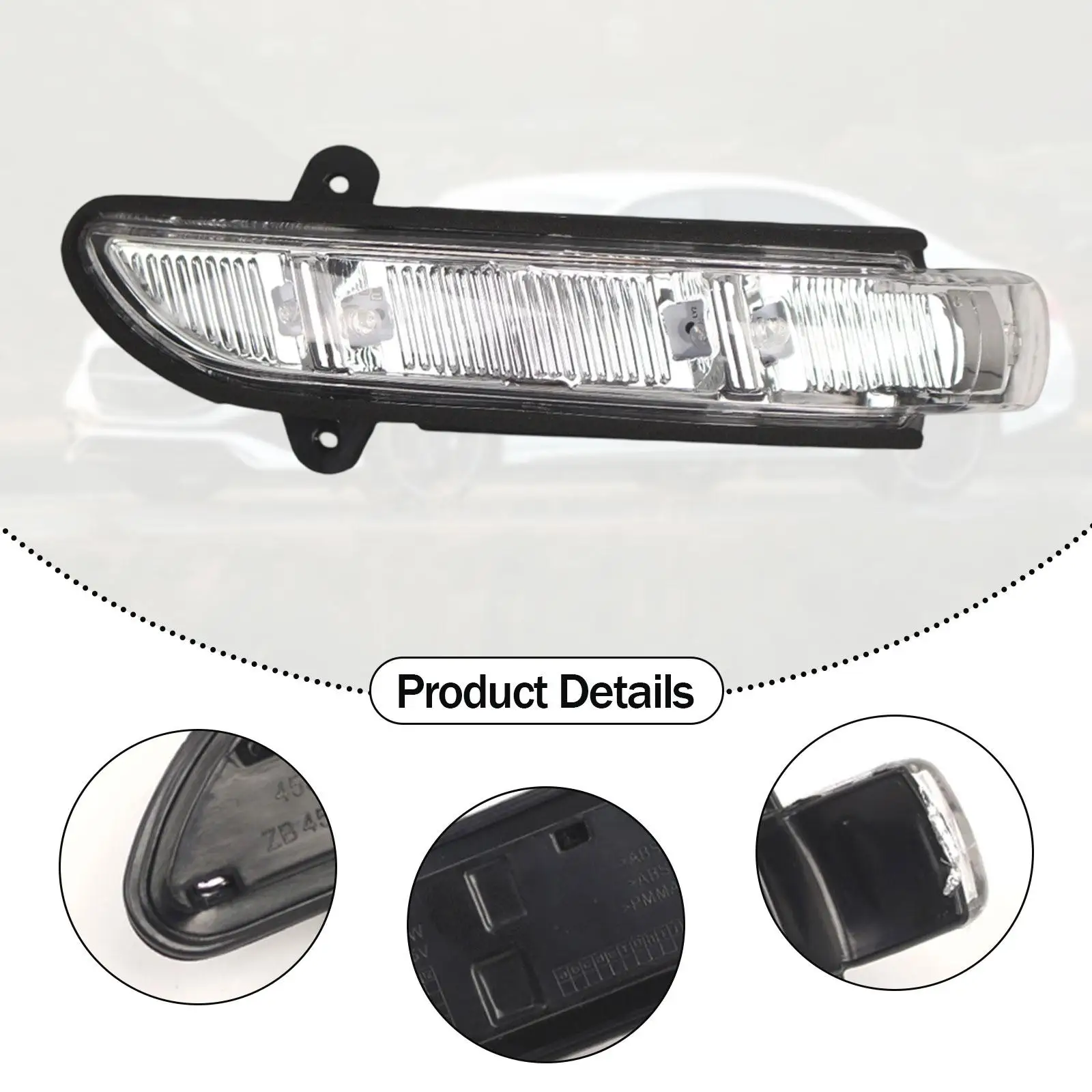 Car LED Lamps Side Marker Light Plastic Turn Signal Indicator Automotive Replacement for Mercedes CL Sclass Eclass
Car LED Lamps Side Marker Light Plastic Turn Signal Indicator Automotive Replacement for Mercedes CL Sclass Eclass