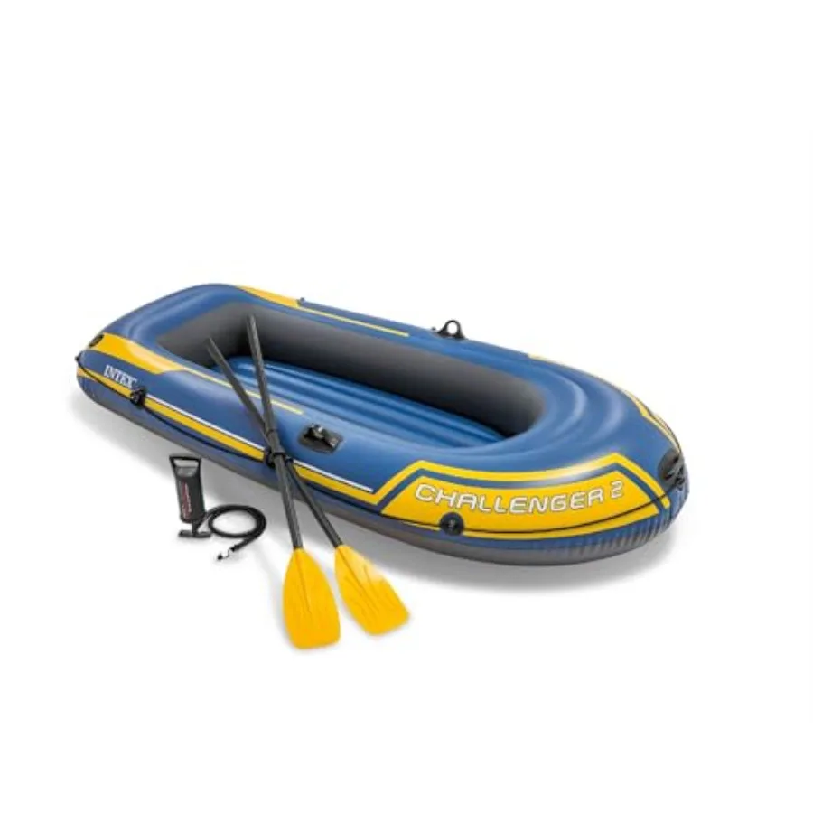 2 Inflatable Boat Set: Includes Deluxe 48in Boat Oars and High-Output Pump
2 Inflatable Boat Set: Includes Deluxe 48in Boat Oars and High-Output Pump
