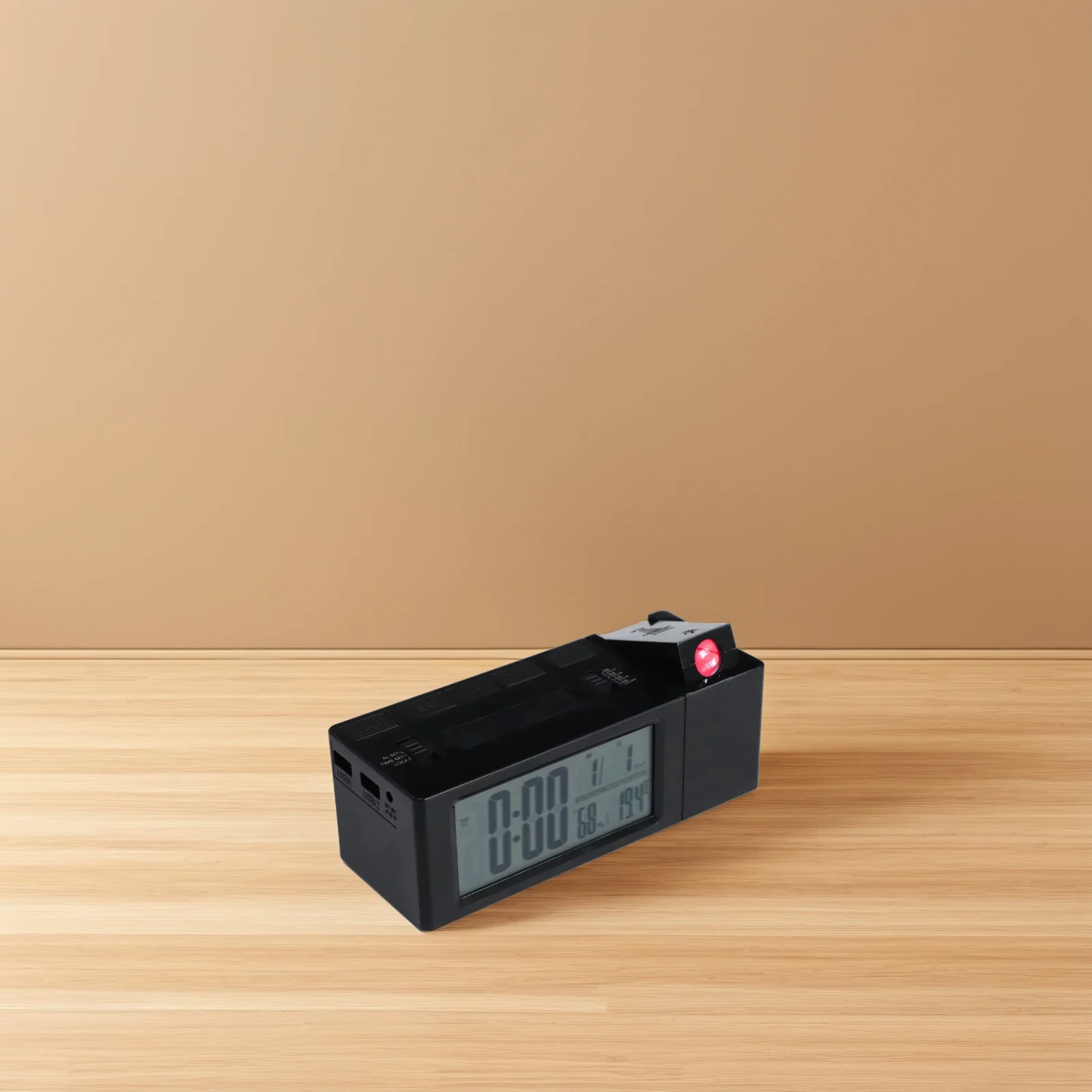 Alarm Clock with Projector on Ceiling Digital LED Display Adjustable Brightness Silent Technology Night Light for Bedroom and
Alarm Clock with Projector on Ceiling Digital LED Display Adjustable Brightness Silent Technology Night Light for Bedroom and