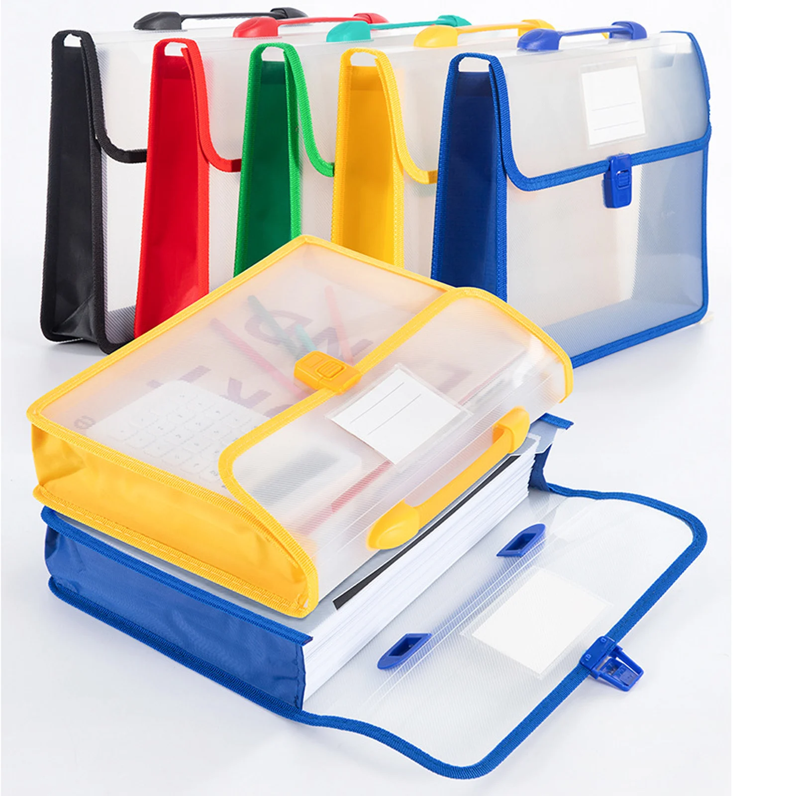 A4 Portable Snap Button File Bag Large-capacity Document Bag Examination Paper Storage Bag File Organizer School Supplies
A4 Portable Snap Button File Bag Large-capacity Document Bag Examination Paper Storage Bag File Organizer School Supplies