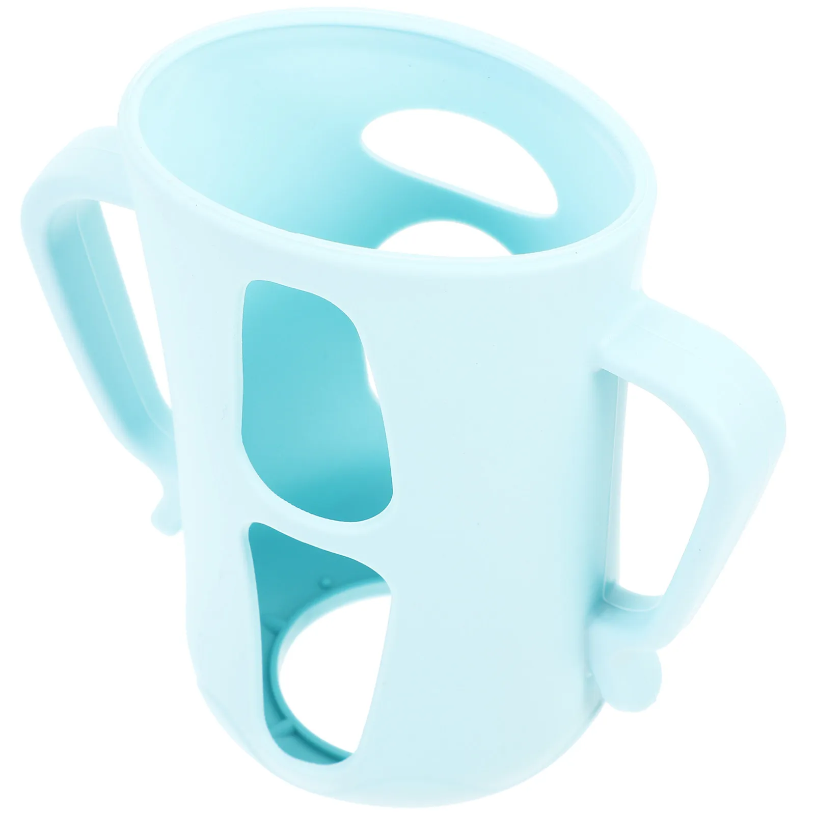 1 шт. силиконовый чехол для детской бутылочки в форме мультяшного персонажа с двумя ручками для безопасного захвата и защиты от ожогов
1 шт. силиконовый чехол для детской бутылочки в форме мультяшного персонажа с двумя ручками для безопасного захвата и защиты от ожогов