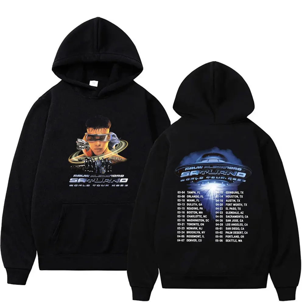 Rapper Rauw Alejandro Saturno World Tour Graphic Hoodie Men Women's Hip Hop Fashion Sweatshirt Male Vintage Oversized Hoodies
Rapper Rauw Alejandro Saturno World Tour Graphic Hoodie Men Women's Hip Hop Fashion Sweatshirt Male Vintage Oversized Hoodies