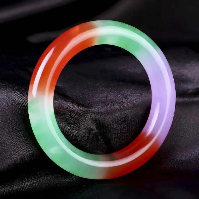 Ice Natural Quartzite Bracelet Women's Round Bar Retro Classic Jade Bracelet Jewelry
Ice Natural Quartzite Bracelet Women's Round Bar Retro Classic Jade Bracelet Jewelry