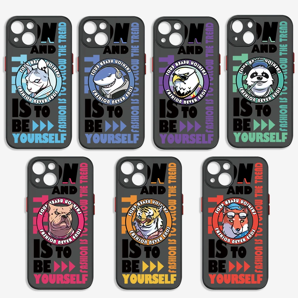 Cartoon Logo Animal Tiger shark Phone Case For iPhone 15 14 13 12 11 Mini Pro Max XR XSMax 7 8 Plus Matte Transparent Back Cover
Cartoon Logo Animal Tiger shark Phone Case For iPhone 15 14 13 12 11 Mini Pro Max XR XSMax 7 8 Plus Matte Transparent Back Cover
