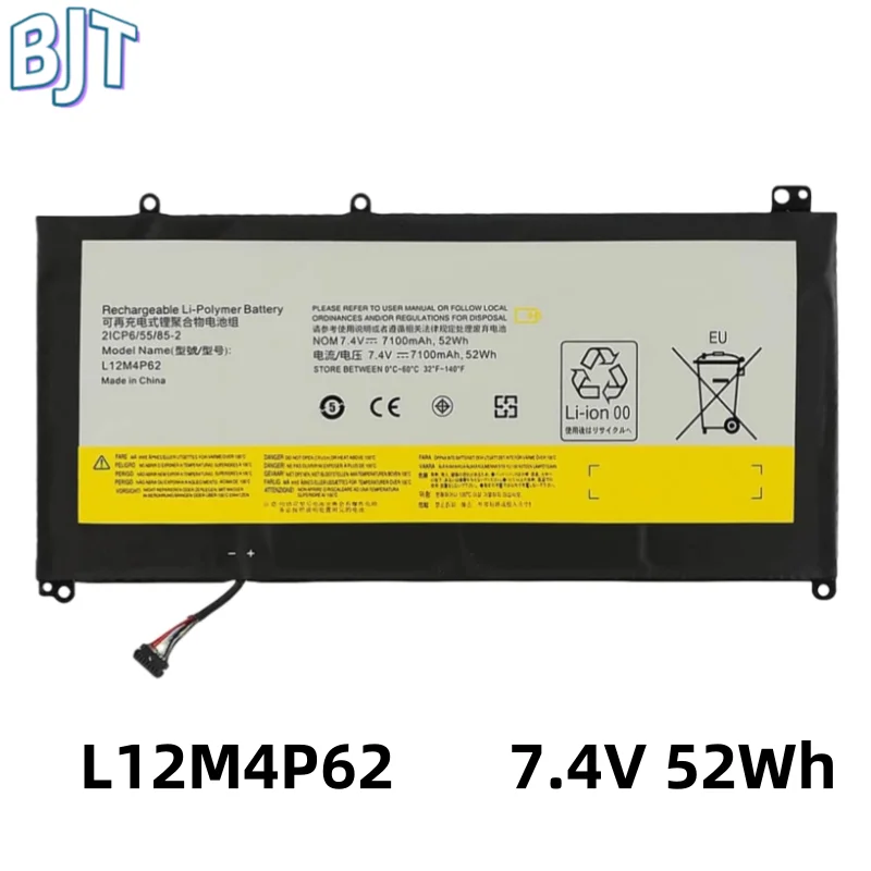 New L12M4P62 L12L4P62 Laptop Battery For Lenovo IdeaPad U430P U530P U530 U430 Touch Series 7.4V 52Wh 7100mAh 2ICP6/55/85-2
New L12M4P62 L12L4P62 Laptop Battery For Lenovo IdeaPad U430P U530P U530 U430 Touch Series 7.4V 52Wh 7100mAh 2ICP6/55/85-2