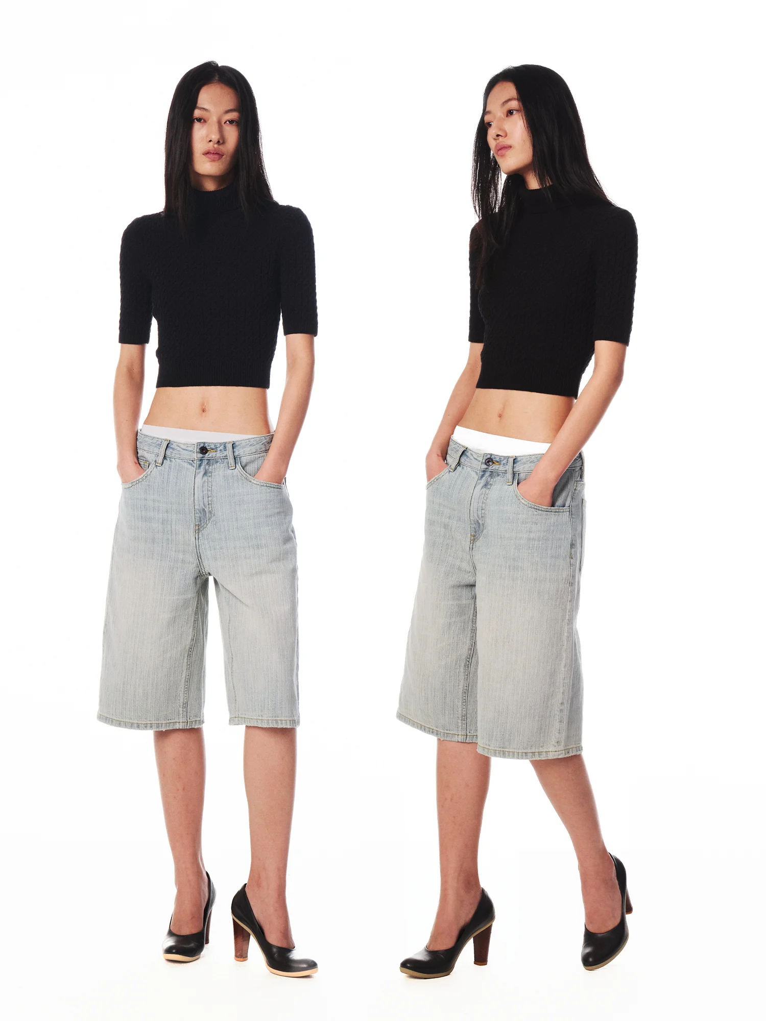 Alright Then Women's Knitted Sweater High Collar Short Crop Five Sleeve Wool Blend Casual Style Comfortable Soft Cotton Blend
Alright Then Women's Knitted Sweater High Collar Short Crop Five Sleeve Wool Blend Casual Style Comfortable Soft Cotton Blend
