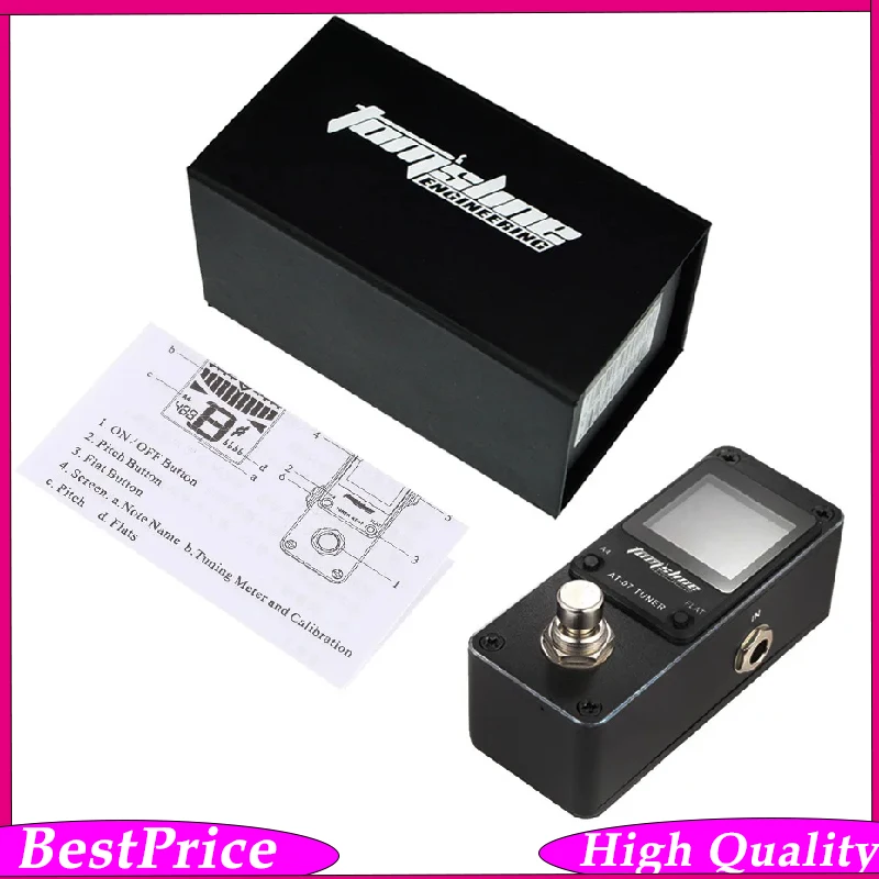 AROMA AT-07 Mini Tuner, Guitar Effect Pedal, Chromatic Tuning, Metal Shell, HD Display, Guitar Parts Accessories
AROMA AT-07 Mini Tuner, Guitar Effect Pedal, Chromatic Tuning, Metal Shell, HD Display, Guitar Parts Accessories