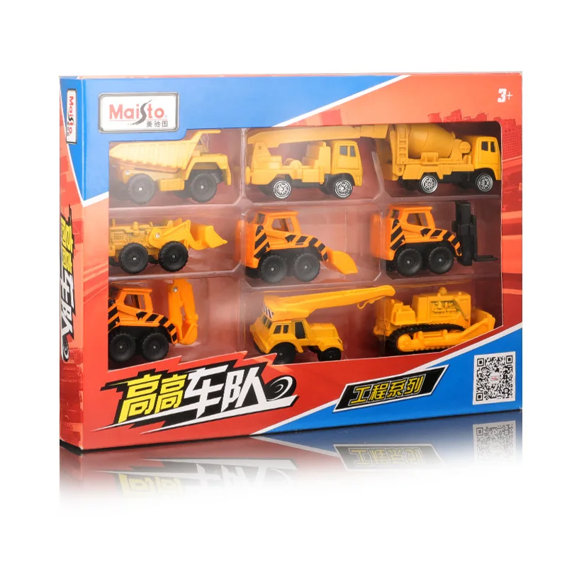 Maisto 5-9 Pack Mini Alloy Engineering Car Toy 1:64 Scale Dump Truck Tractor Excavator Supercar Vehicle Model Toys Gift for Boy
Maisto 5-9 Pack Mini Alloy Engineering Car Toy 1:64 Scale Dump Truck Tractor Excavator Supercar Vehicle Model Toys Gift for Boy