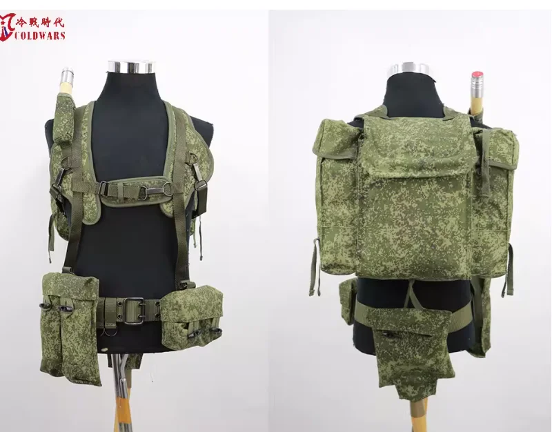 Russian Paratroopers Issue RD-54 Tactical Vest EMR Camouflage Equipment Backpack
Russian Paratroopers Issue RD-54 Tactical Vest EMR Camouflage Equipment Backpack