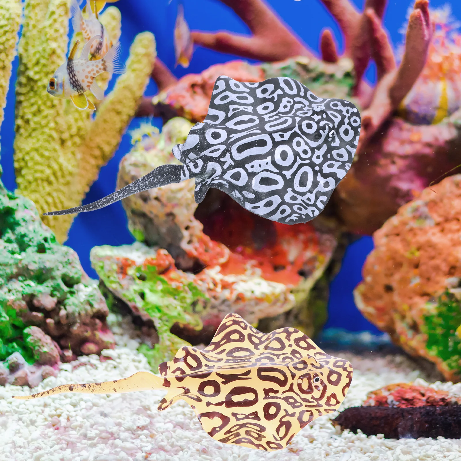 2pcs Lifelike Silicone Fish Tank Decorations for Aquariums Safe Non Polluting Water Quality Realistic Details Artificial Fish 
2pcs Lifelike Silicone Fish Tank Decorations for Aquariums Safe Non Polluting Water Quality Realistic Details Artificial Fish