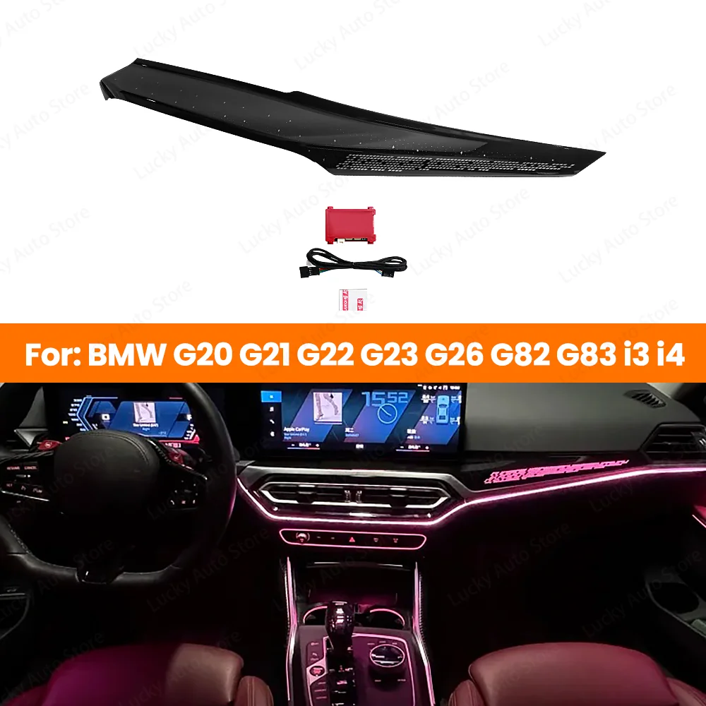 For BMW 3Sereis G20 2023+ Car Central control instrument panel Starlight co pilot LED panel LED Original 11 Color Ambient Light
For BMW 3Sereis G20 2023+ Car Central control instrument panel Starlight co pilot LED panel LED Original 11 Color Ambient Light