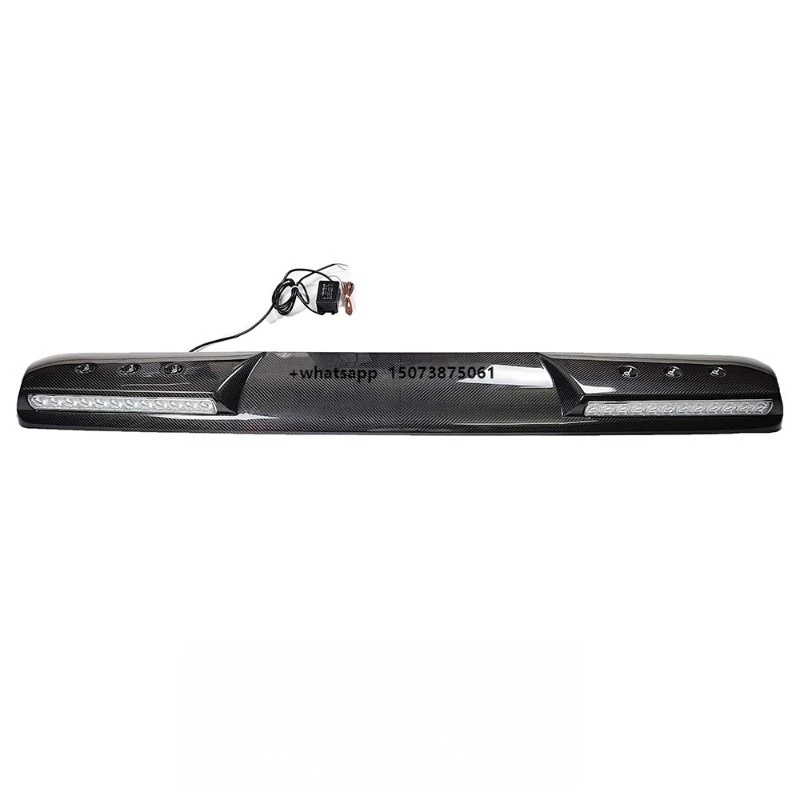 BB Style Dry Carbon Fiber LED Front Roof Lighting Spoiler for G Class W464 G500 G63 Wing
BB Style Dry Carbon Fiber LED Front Roof Lighting Spoiler for G Class W464 G500 G63 Wing