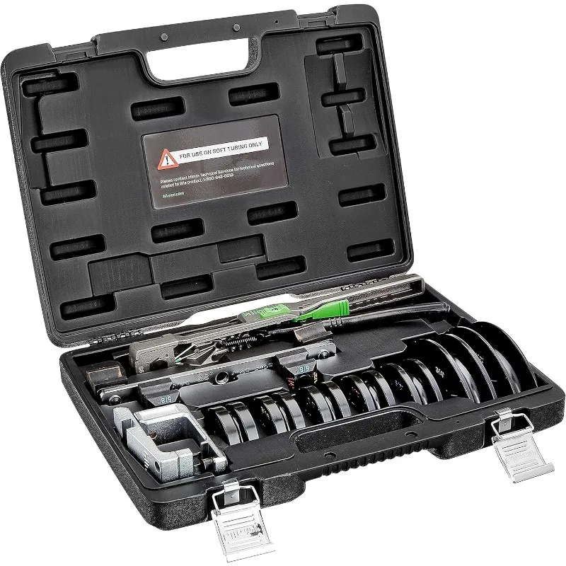 Hilmor Compact Bender Kit with Reverse Bending Attachment for 1/4" - 7/8" Tube and Pipe Bending, Black, CBKRB 1926598
Hilmor Compact Bender Kit with Reverse Bending Attachment for 1/4" - 7/8" Tube and Pipe Bending, Black, CBKRB 1926598