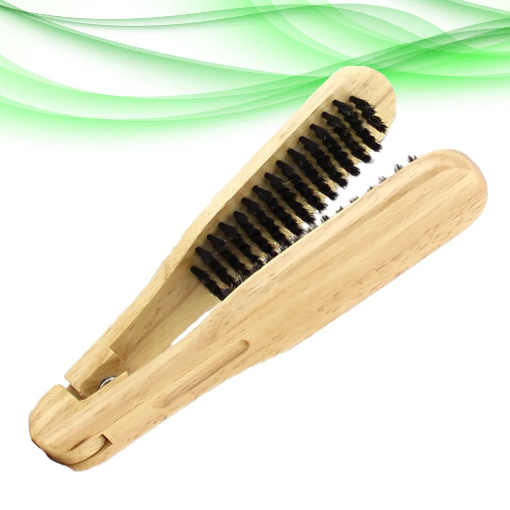 2Pcs V Shape Straightening Comb Bristle and Wood Handle for Shiny Silky Hair Comfort Grip Hairdressing Tool for All Hair Types
2Pcs V Shape Straightening Comb Bristle and Wood Handle for Shiny Silky Hair Comfort Grip Hairdressing Tool for All Hair Types