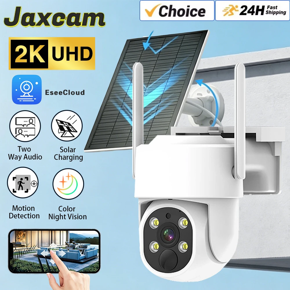 EseeCloud 5MP Wifi Solar Battery Camera With Solar Panels Color Night Vision IR Motion Detection Outdoor waterproof IP cam
EseeCloud 5MP Wifi Solar Battery Camera With Solar Panels Color Night Vision IR Motion Detection Outdoor waterproof IP cam