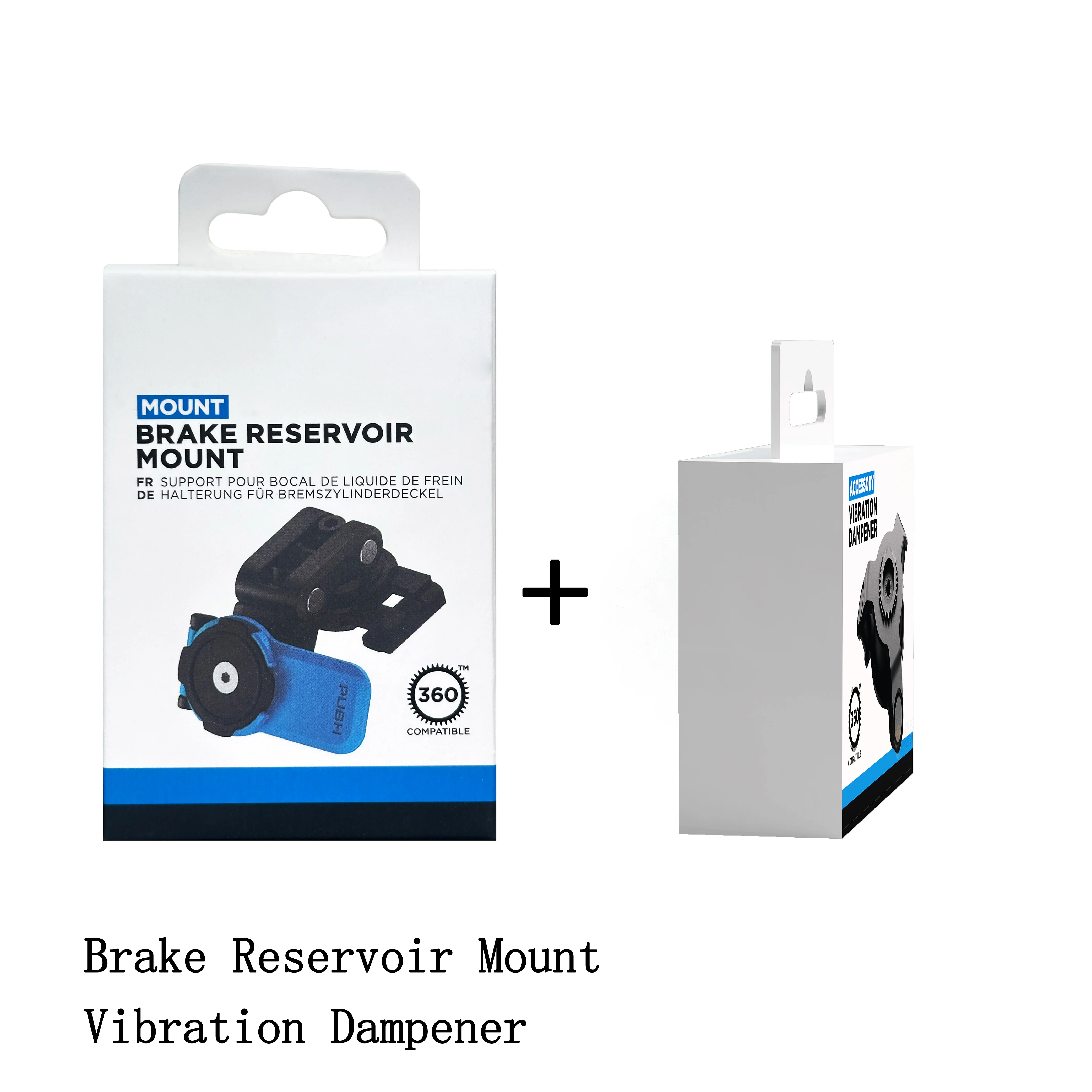Motorcycle Phone Bracket Kit-Brake Reservoir Mount+Vibration Dampener
Motorcycle Phone Bracket Kit-Brake Reservoir Mount+Vibration Dampener