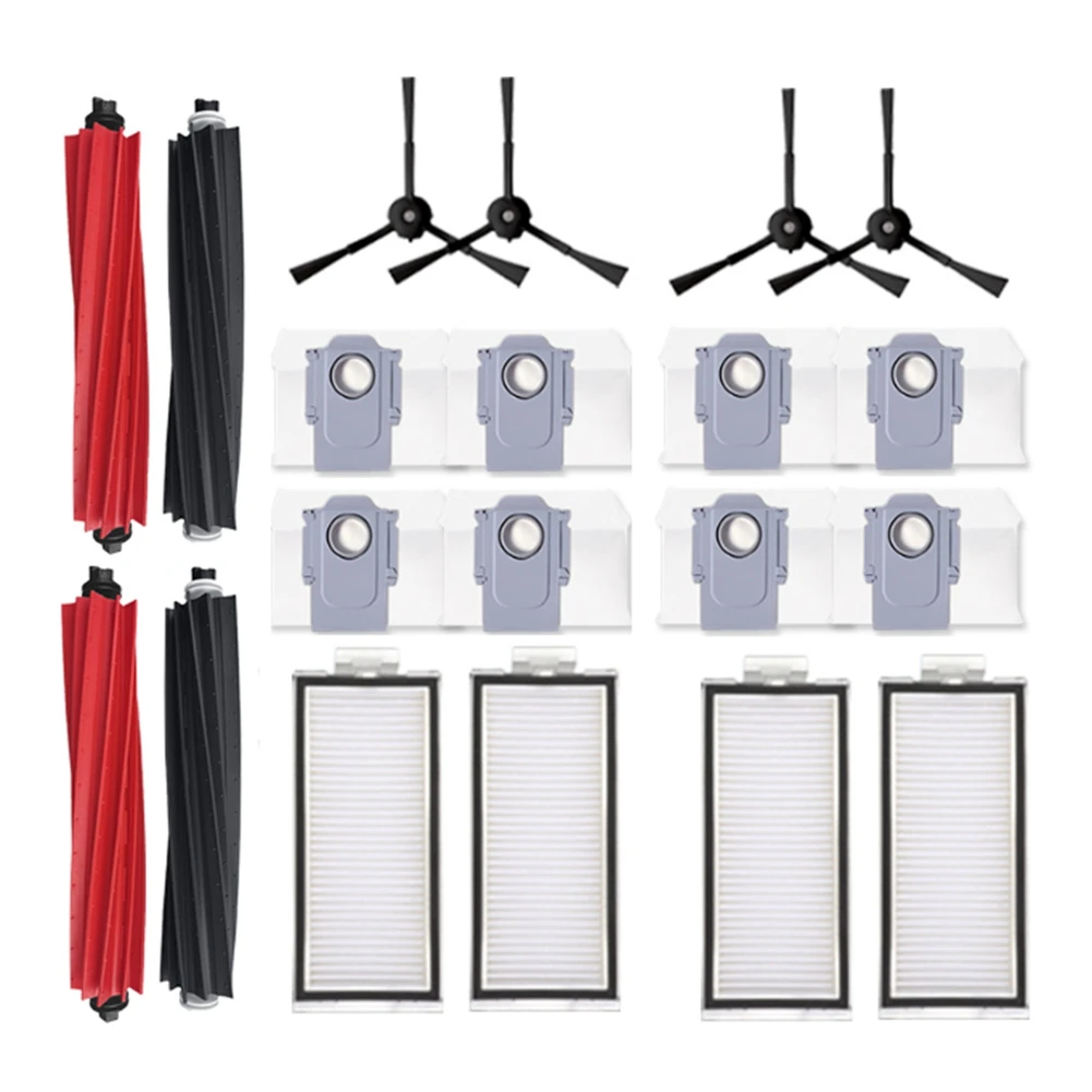 CKFAM-20PCS For Roborock Q5 MAX+ / Q5 Duoroller+ Robot Vacuum Cleaner Accessories Replacement Main Side Brush Filter Dust Bag
CKFAM-20PCS For Roborock Q5 MAX+ / Q5 Duoroller+ Robot Vacuum Cleaner Accessories Replacement Main Side Brush Filter Dust Bag