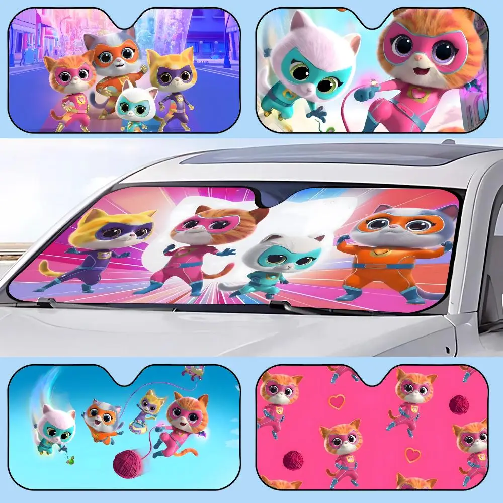 Cute Cartoon S-SuperKitties Sun Visor Retractable Car Sun Visor Anti-Glare UV Protection Front Window Sunshade
Cute Cartoon S-SuperKitties Sun Visor Retractable Car Sun Visor Anti-Glare UV Protection Front Window Sunshade