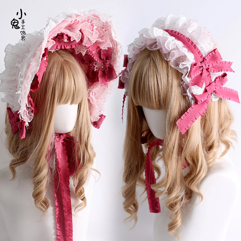 Rose Red Lolita Velvet Cake Gorgeous Doll Bonnet Bnt Top Hat Lace Headband Small Item
Rose Red Lolita Velvet Cake Gorgeous Doll Bonnet Bnt Top Hat Lace Headband Small Item