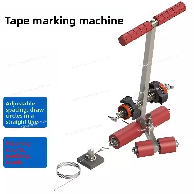 Basketball court line drawing device Masking paper tape sticking machine Badminton parking space marking floor Highway color
Basketball court line drawing device Masking paper tape sticking machine Badminton parking space marking floor Highway color