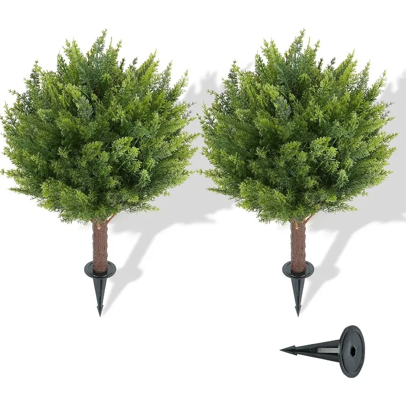 Artificial Cedar Shrub Ball Trees with Ground Spikes, can be Planted in The Ground and in pots
Artificial Cedar Shrub Ball Trees with Ground Spikes, can be Planted in The Ground and in pots