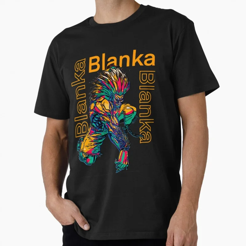 Blanka - Brazilian capoeira Street Fighter Videogame Gift t shirt Fighting game Graphic Clothes 100% cotton print All size Tops
Blanka - Brazilian capoeira Street Fighter Videogame Gift t shirt Fighting game Graphic Clothes 100% cotton print All size Tops