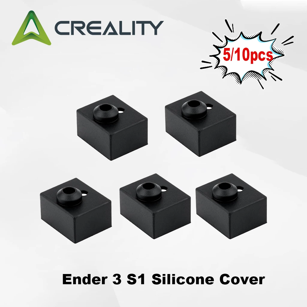 5PCS 3D Printer Hotend Silicone Sock Heater Block Silicone Cover for Creality Ender 3 S1/S1 Pro/Ender-3 S1 Plus/CR-10 Smart Pro
5PCS 3D Printer Hotend Silicone Sock Heater Block Silicone Cover for Creality Ender 3 S1/S1 Pro/Ender-3 S1 Plus/CR-10 Smart Pro