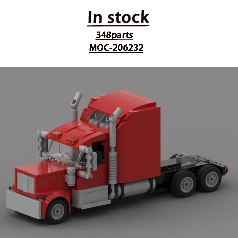 Новая модель мини-грузовика MOC-206232 из строительных блоков, 348 деталей, MOC, подарок на день рождения для мальчиков и детей
Новая модель мини-грузовика MOC-206232 из строительных блоков, 348 деталей, MOC, подарок на день рождения для мальчиков и детей