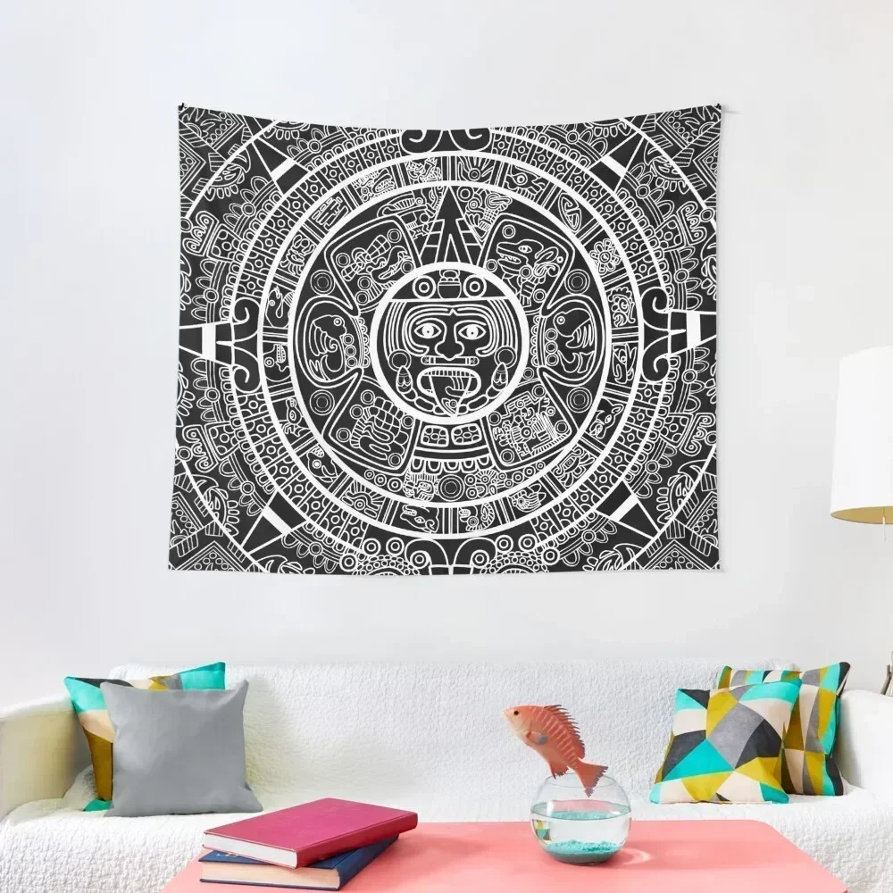 Monochrome Mayan Aztec Calendar Tapestry Outdoor Decoration House Decoration Wall Decorations Home Decorators Tapestry
Monochrome Mayan Aztec Calendar Tapestry Outdoor Decoration House Decoration Wall Decorations Home Decorators Tapestry