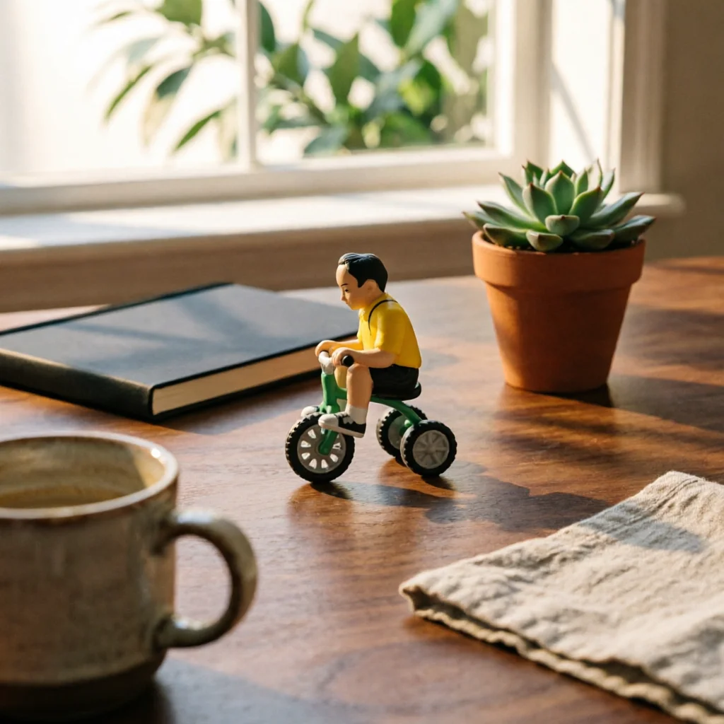 Cycle Figurine Figurine Hand-Painted Miniature Cyclist Child Figurine Diorama Scale Bike Model Handmade Look for Dioramas
Cycle Figurine Figurine Hand-Painted Miniature Cyclist Child Figurine Diorama Scale Bike Model Handmade Look for Dioramas