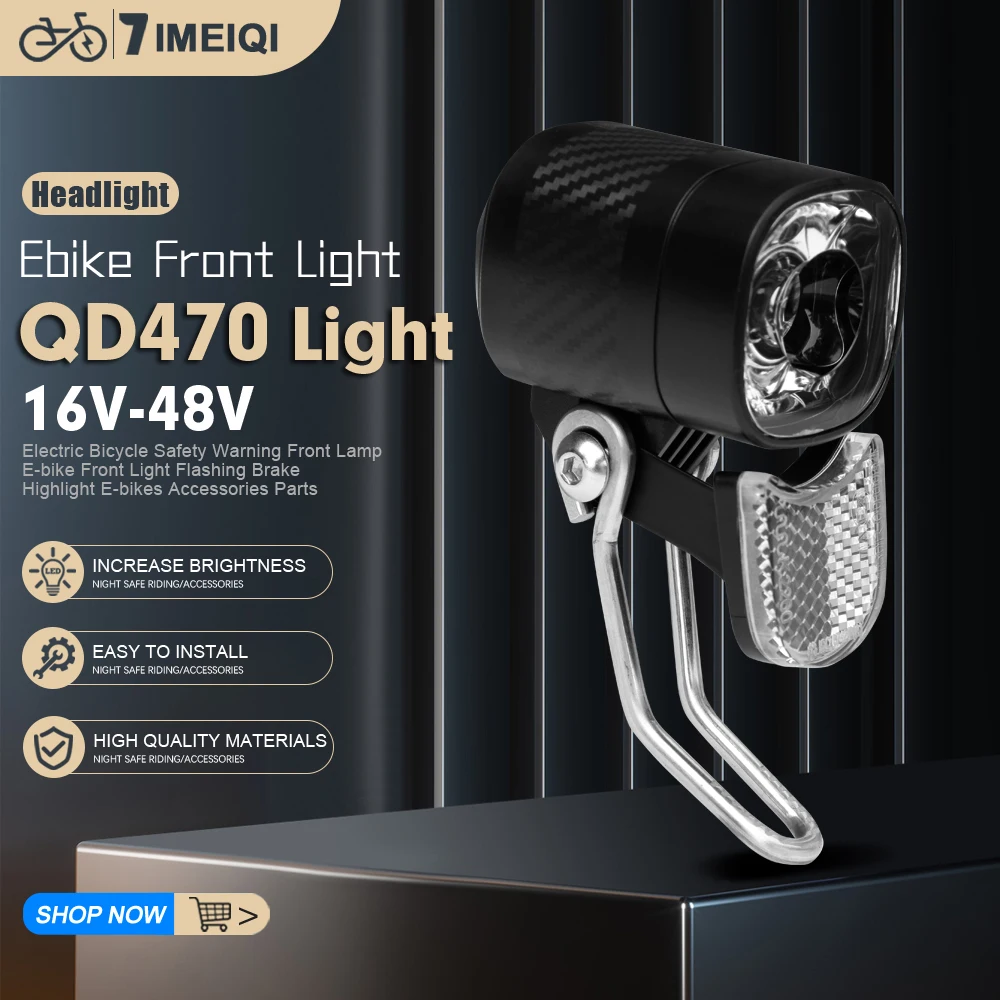 Передний фонарь Ebike, светодиодные фары QD470, 2 контакта для электрических велосипедов, мотоциклов, водонепроницаемый дизайн для 6 В-48 В, аккумуляторная звуковая фара
Передний фонарь Ebike, светодиодные фары QD470, 2 контакта для электрических велосипедов, мотоциклов, водонепроницаемый дизайн для 6 В-48 В, аккумуляторная звуковая фара