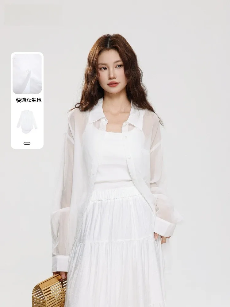 Casual Loose Women's irt Thin Faionable Top Memory's Starting Point Summer 2025 New Sle Breathable Long Sve Button D...
Casual Loose Women's irt Thin Faionable Top Memory's Starting Point Summer 2025 New Sle Breathable Long Sve Button D...