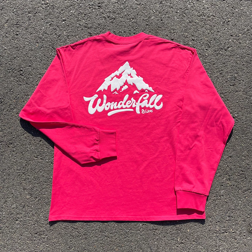 Heavyweight 260G Long Sve T-irt Candy Colored Lettering Base Layer Spring Autumn Casual Comfortable Faionable Youthful
Heavyweight 260G Long Sve T-irt Candy Colored Lettering Base Layer Spring Autumn Casual Comfortable Faionable Youthful