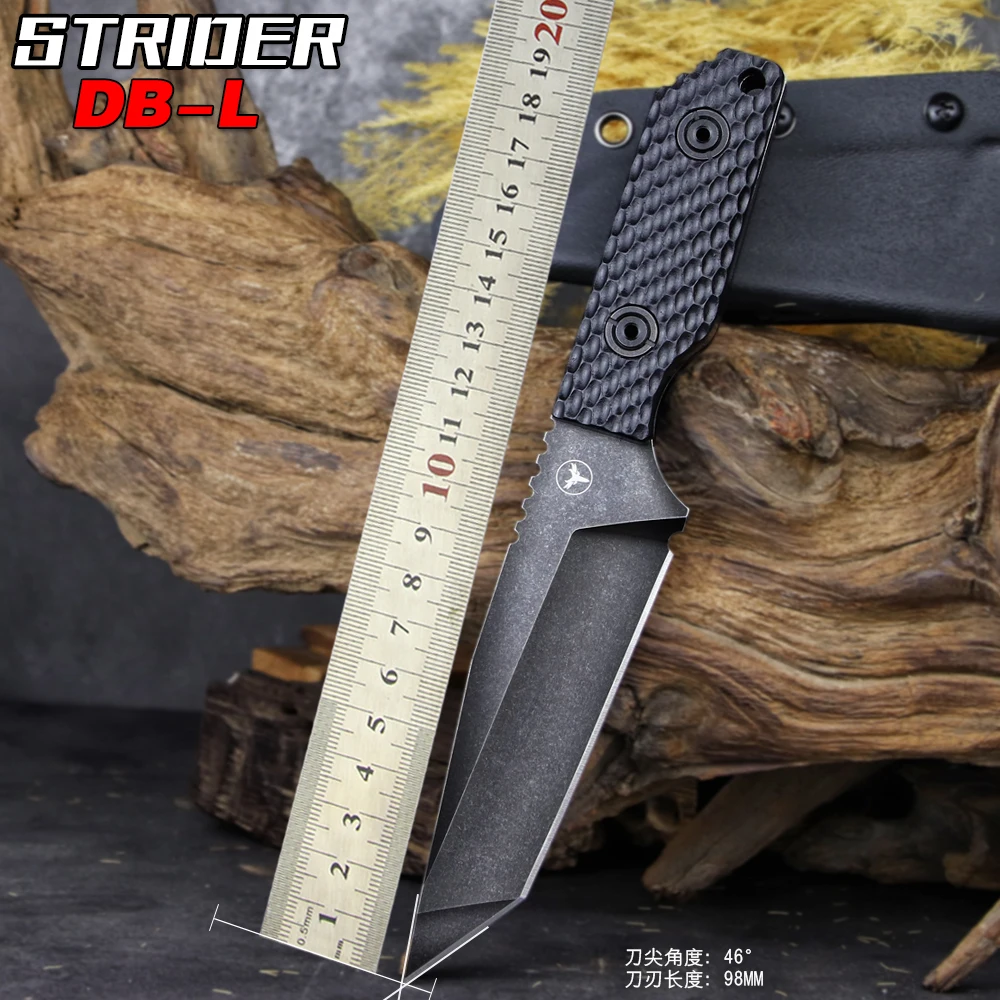 LENGREN DB-L 8.66in Tactical Fixed Blade Knife with DC53 Steel, G10 Handle,Full Tang Tanto,Kydex Sheath For Men Camping Hiking
LENGREN DB-L 8.66in Tactical Fixed Blade Knife with DC53 Steel, G10 Handle,Full Tang Tanto,Kydex Sheath For Men Camping Hiking