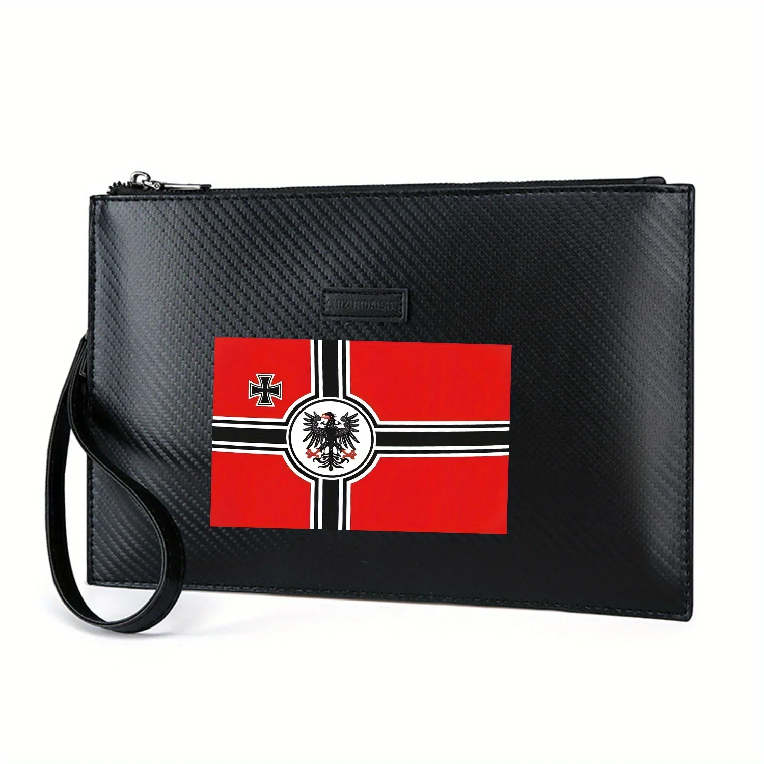 German eagle cross design flag Elegant Printed PU Men's Handbag Fashionable and Practical for Everyday Carry
German eagle cross design flag Elegant Printed PU Men's Handbag Fashionable and Practical for Everyday Carry