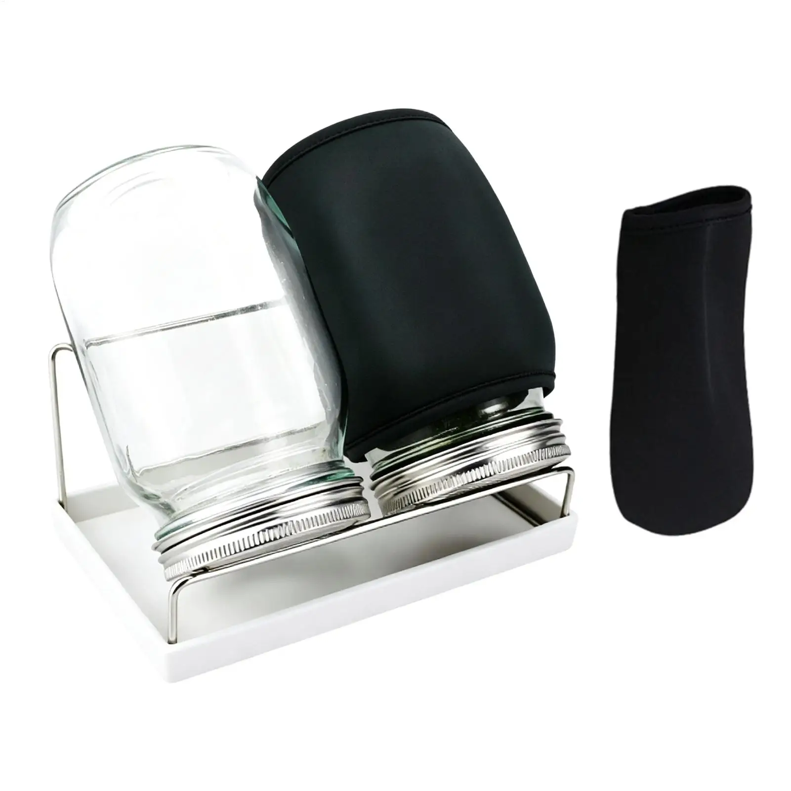 Sprout Jar Wide Mouth With Blackout Sleeve And Stand Multi Jar Sprouting Kit Set For Home Kitchen Living Room Balcony Beans Nuts
Sprout Jar Wide Mouth With Blackout Sleeve And Stand Multi Jar Sprouting Kit Set For Home Kitchen Living Room Balcony Beans Nuts