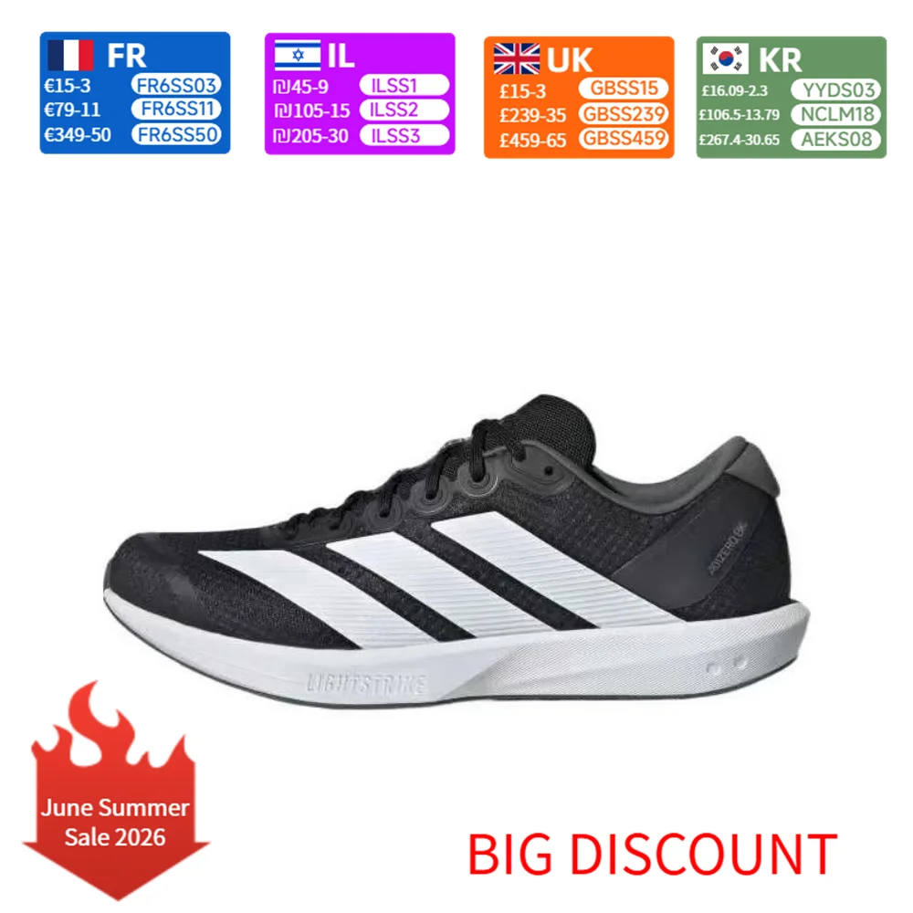 adidas Adizero BK Comfortable Casual Cushioned Slip-Resistant Breathable Low-Top LightStrike Speed Running Shoes Unisex JP6528
adidas Adizero BK Comfortable Casual Cushioned Slip-Resistant Breathable Low-Top LightStrike Speed Running Shoes Unisex JP6528