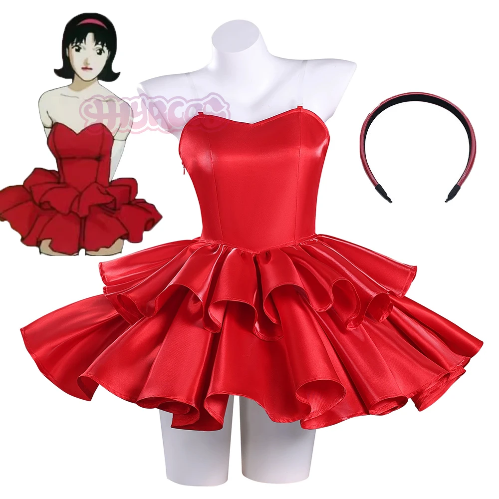 Идеальный костюм для косплея Мима Киригоэ из Perfect Blue: красное платье без бретелек, многослойный костюм с оборками для выступлений, для женщин и девушек
Идеальный костюм для косплея Мима Киригоэ из Perfect Blue: красное платье без бретелек, многослойный костюм с оборками для выступлений, для женщин и девушек