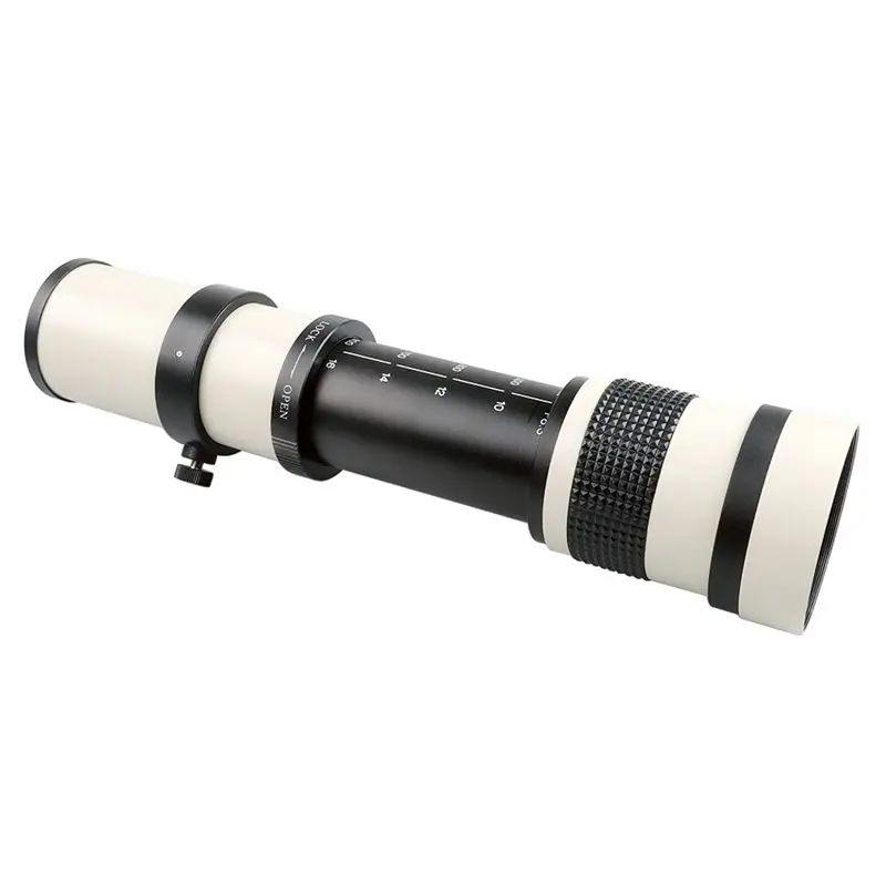 Телеобъектив M05K 420-800 мм с ручным зумом для зеркальных камер Canon
Телеобъектив M05K 420-800 мм с ручным зумом для зеркальных камер Canon