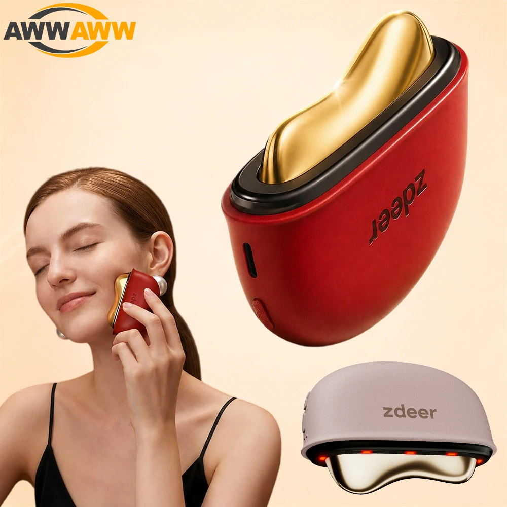 1Set Electric Gua Sha Facial Tool with Heat Vibration, LED Red Light Therapy Skin Firm Device for Face Lift Eye Face Puffiness
1Set Electric Gua Sha Facial Tool with Heat Vibration, LED Red Light Therapy Skin Firm Device for Face Lift Eye Face Puffiness