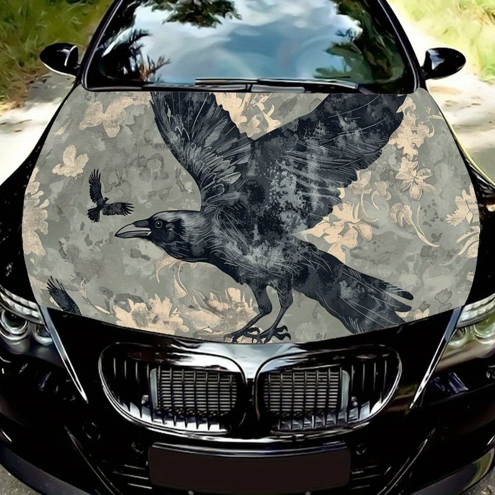 Dark - feathered Raven Print Car hood stickers, waterproof self-adhesive car vinyl stickers, car decoration protection stickers,
Dark - feathered Raven Print Car hood stickers, waterproof self-adhesive car vinyl stickers, car decoration protection stickers,