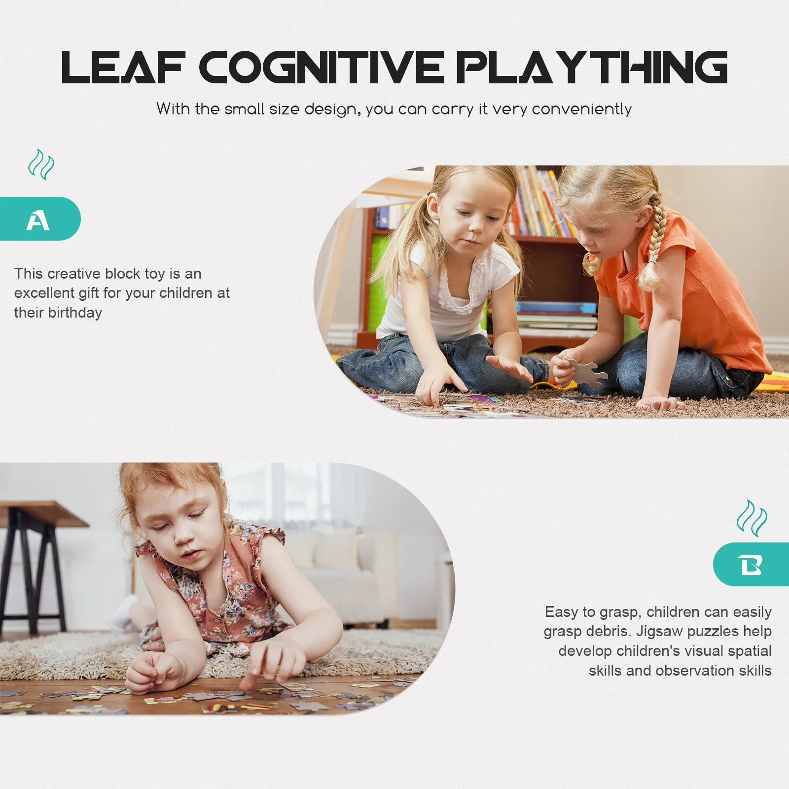 1Pcs Wooden Leaf Cognitive Puzzle Educational Creativity Building Block Autumn Shape Kids Learning Aid Early Development
1Pcs Wooden Leaf Cognitive Puzzle Educational Creativity Building Block Autumn Shape Kids Learning Aid Early Development