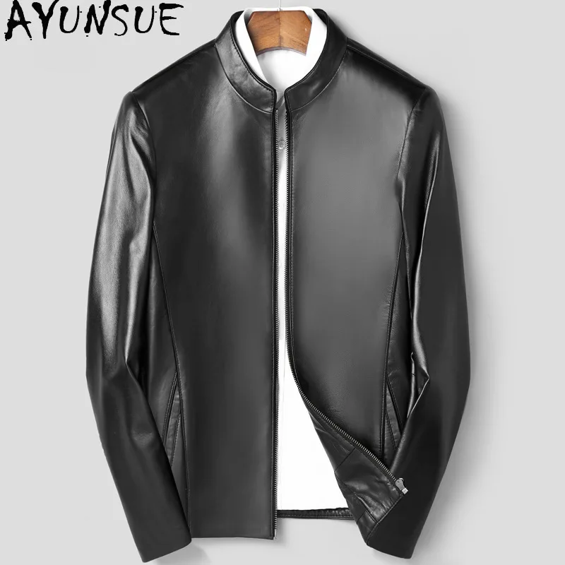 AYUNSUE Real Leather Jacket Men Autumn Mens Clothes Motocycle Jackets Genuine Sheepskin Coats Trendy 2025 Jaqueta De Couro
AYUNSUE Real Leather Jacket Men Autumn Mens Clothes Motocycle Jackets Genuine Sheepskin Coats Trendy 2025 Jaqueta De Couro
