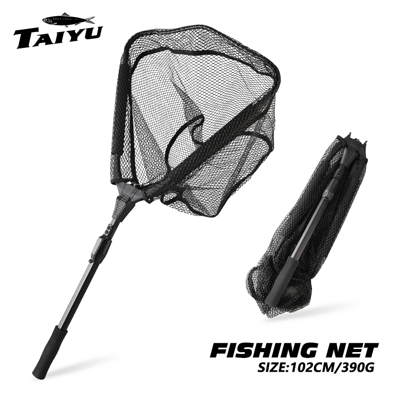 TAIYU 1m Telescopic Landing Net Metal Alloy Folding Fishing Nets Fly Carp Sea Mesh Hand Dip Casting Landing Net for Fly Fishing
TAIYU 1m Telescopic Landing Net Metal Alloy Folding Fishing Nets Fly Carp Sea Mesh Hand Dip Casting Landing Net for Fly Fishing