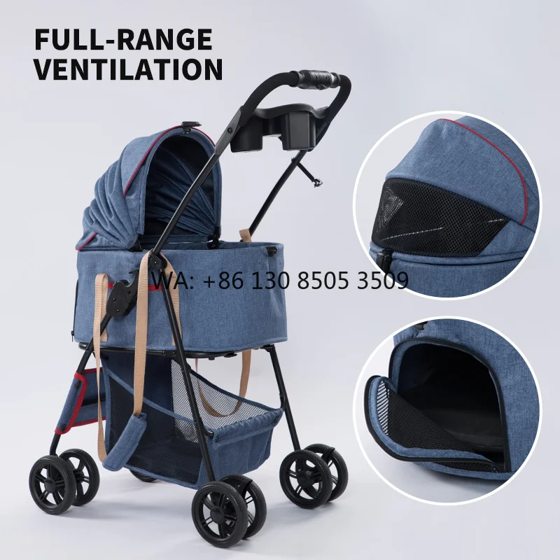 One-Hand Easy Fold Trolley Cheap Customized Dog Pet Strollers for Outdoor Walking Dog Pram Pet Strollers
One-Hand Easy Fold Trolley Cheap Customized Dog Pet Strollers for Outdoor Walking Dog Pram Pet Strollers