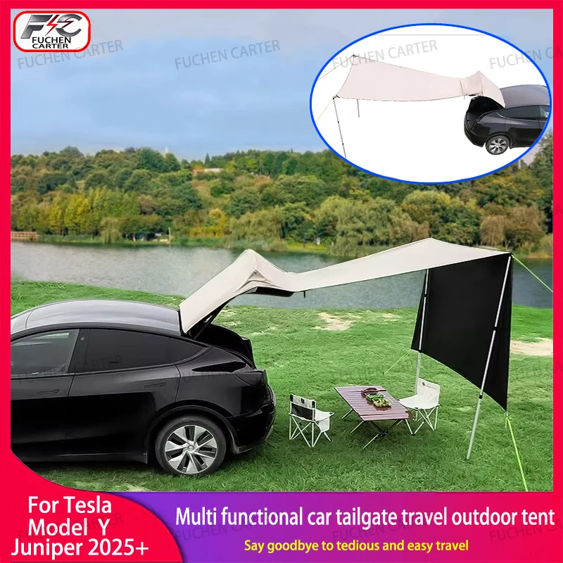 For Tesla NewModelY Juniper Outdoor Car Tent Camping With Canopy Car Rear Extension Tent Sunshine-Proof Rain-Proof Car Rear Tent
For Tesla NewModelY Juniper Outdoor Car Tent Camping With Canopy Car Rear Extension Tent Sunshine-Proof Rain-Proof Car Rear Tent