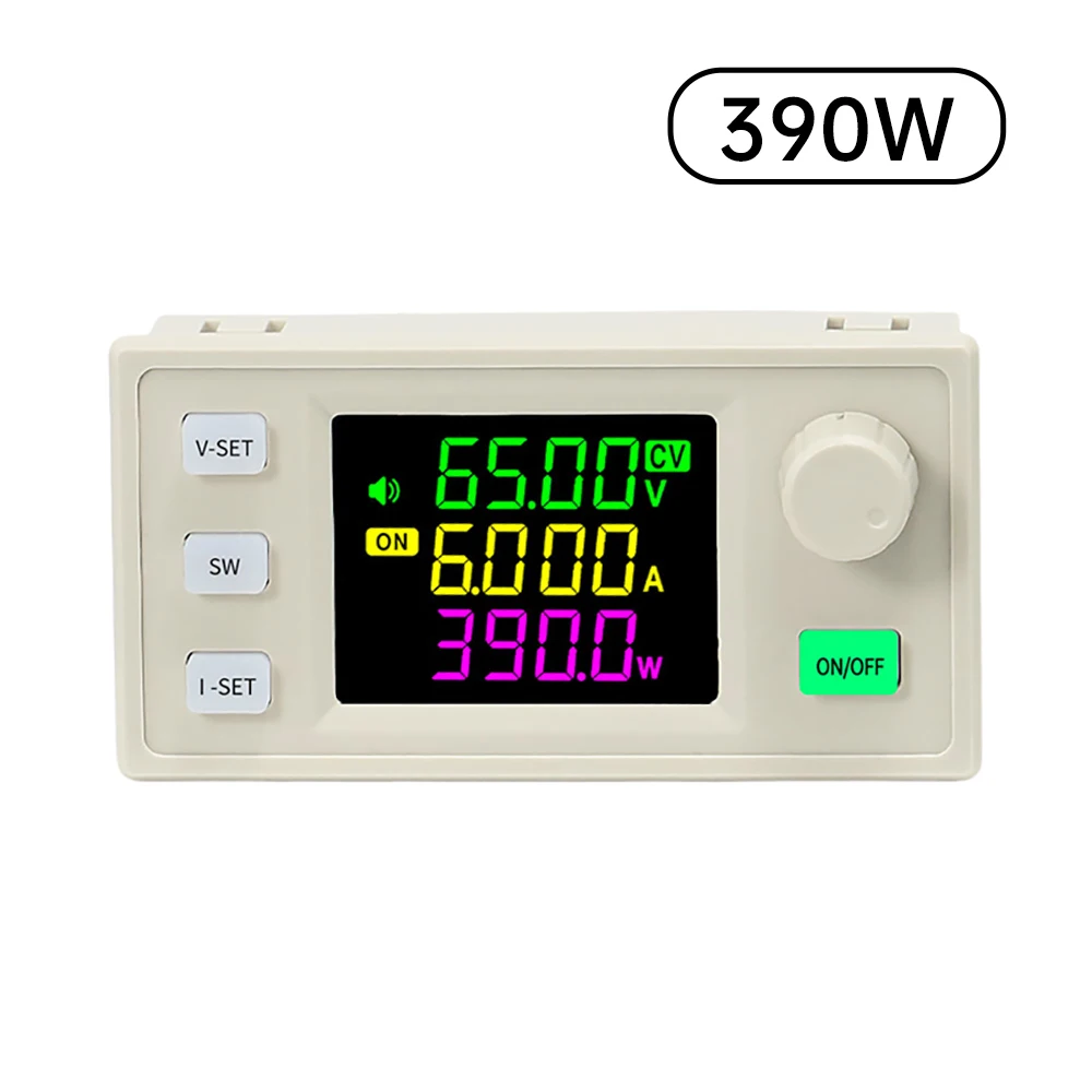 390W/585W DC DC Buck Converter CC CV 0.6-30V 6A 5V 6V 12V 24V Power Module Adjustable Regulated Laboratory Power Supply
390W/585W DC DC Buck Converter CC CV 0.6-30V 6A 5V 6V 12V 24V Power Module Adjustable Regulated Laboratory Power Supply