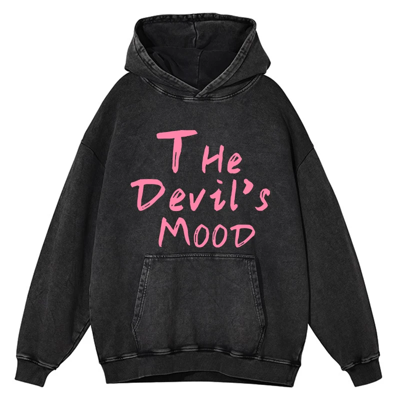 Vintage Womans Acid Wash Hoodies The Devil'S Moon Letter Printing Pullovers Pocket Oversize Cotton Hooded Fashion Female Tops
Vintage Womans Acid Wash Hoodies The Devil'S Moon Letter Printing Pullovers Pocket Oversize Cotton Hooded Fashion Female Tops