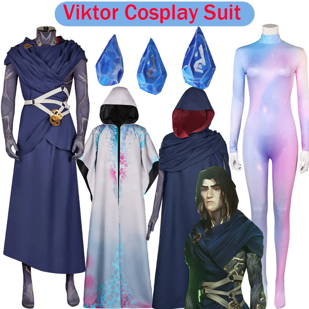 Arcane Viktor, комбинезон для косплея, костюм, плащ, пояс, каменная игра LOL 2, женский и мужской боди, наряд на Хэллоуин, карнавальная праздничная одежда
Arcane Viktor, комбинезон для косплея, костюм, плащ, пояс, каменная игра LOL 2, женский и мужской боди, наряд на Хэллоуин, карнавальная праздничная одежда